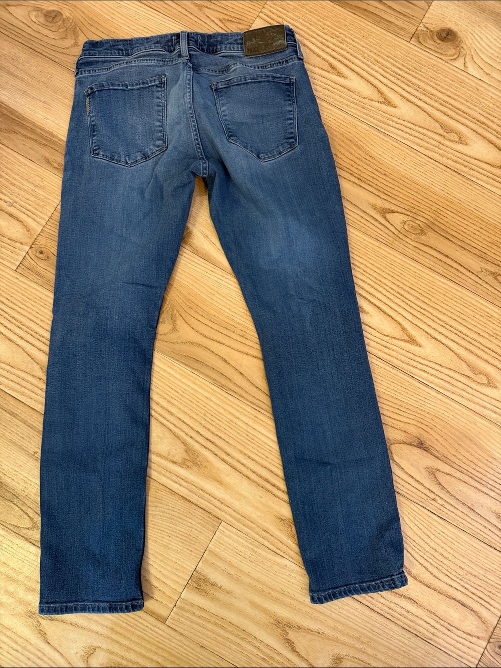 PAIGE Men's Slim Straight-Leg Federal Jeans in Medium Blue Wash Mens 30 - Picture 5 of 7
